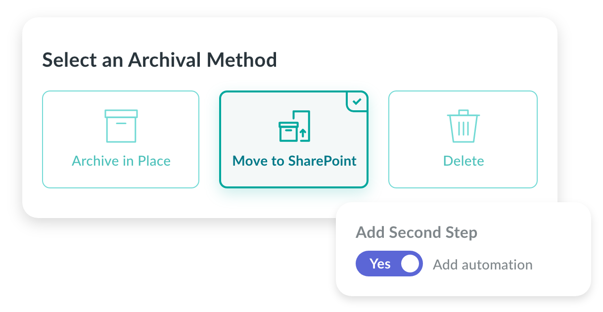Lifecycle Management - Side Tab 03 - Archiving